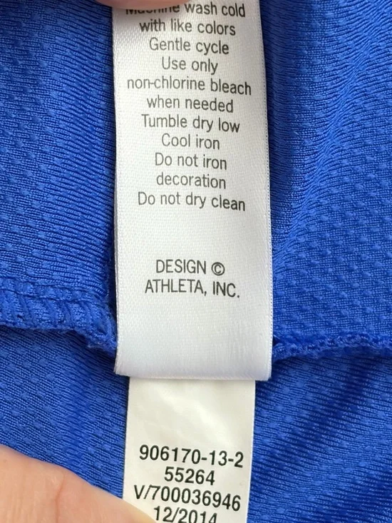 Athleta Wick-It Wader Hooded Swim Cover-up Dress in Cobat Blue - Picture 7 of 7